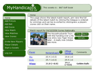 My Handicap Is .co.uk